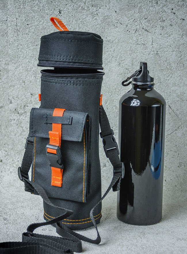 Tasche Case Schwarz für Wasserflasche